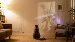 Waarom staart je kat naar de muur? 5 logische verklaringen die je geruststellen